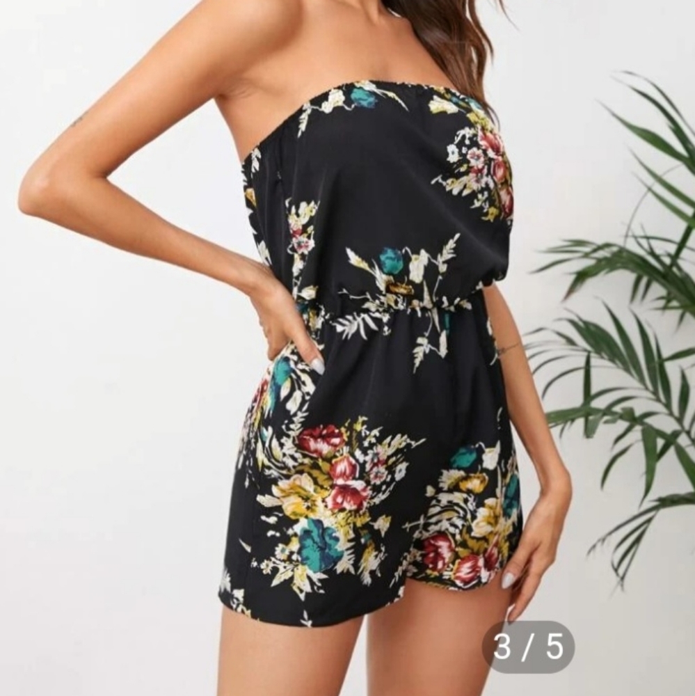 One piece floral romper